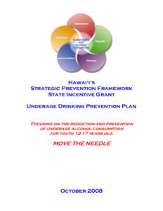 Hawai‘i’s Strategic Prevention Framework State Incentive Grant Underage Drinking Prevention Plan Focusing on the reduction and prevention of underage alcohol consumption