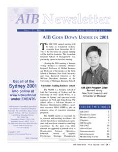 AIB Newsletter - vol. 7, no[removed]Q1