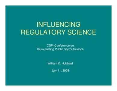 Clinical research / Clinical pharmacology / Pharmacology / Therapeutics / United States Public Health Service / Center for Food Safety and Applied Nutrition / Anne Gorsuch Burford / United States Environmental Protection Agency / Regulatory science / Food and Drug Administration / Health / Pharmaceutical sciences