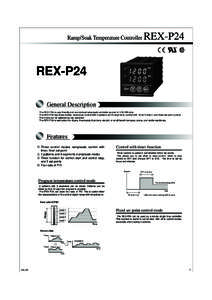 Ramp/Soak Temperature Controller  REX-P24 R R