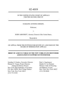 [removed]IN THE UNITED STATES COURT OF APPEALS FOR THE SECOND CIRCUIT DAMAINE ANTONIO JOBSON, Petitioner,