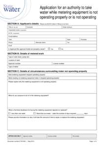 Measurement / Electric power / Criminal law of Singapore / Physics / Force / Metering mode / Smart meter / Electric power distribution / Water management / Water supply