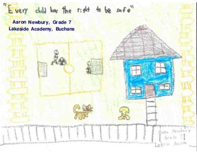 Aaron Newbury, Grade 7 Lakeside Academy, Buchans Grade 9 , s