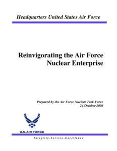 Headquarters United States Air Force  Reinvigorating the Air Force