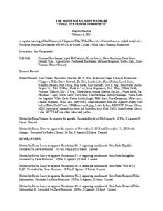 Aboriginal peoples in Canada / Cass County /  Minnesota / Minnesota Chippewa Tribe / Ojibwe people / Second / Gerald Vizenor / Recorded vote / First Nations / Ojibwe / Parliamentary procedure