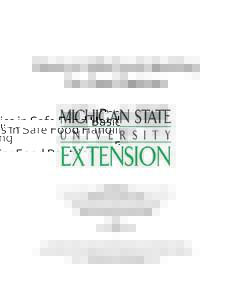     Basics in Safe Food Handling   For Food Pantries   