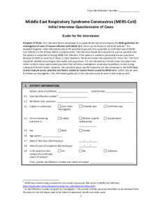 Microsoft Word - MERS case investigation questionnaire.docx