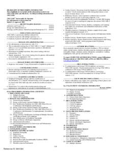 HIGHLIGHTS OF PRESCRIBING INFORMATION These highlights do not include all the information needed to use VELCADE safely and effectively. See full prescribing information for VELCADE. VELCADE ® (bortezomib) for Injection 