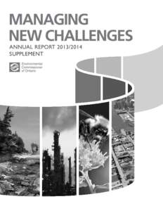 SUPPLEMENT  Environmental Commissioner of Ontario Annual Report Supplement