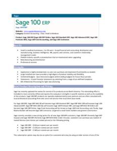 Microsoft Word - Sage 100 ERP