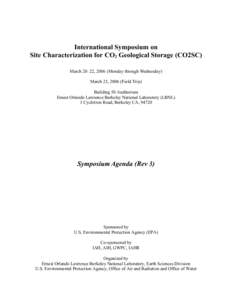 Science and technology in the United States / Weyburn-Midale Carbon Dioxide Project / United States Department of Energy National Laboratories / Carbon sequestration / Lawrence Berkeley National Laboratory