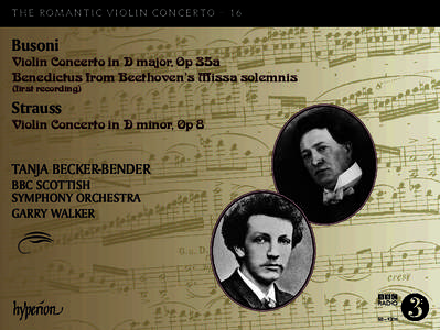 Busoni & Strauss: Violin Concertos