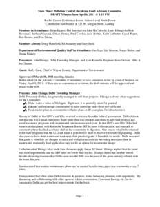 Hersey / Federal assistance in the United States / Water supply and sanitation in the United States / Humanities / Clean Water State Revolving Fund / Law / United States / Clean Water Act / Water law in the United States / Infrastructure