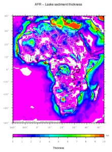 AFR − Laske sediment thickness  40˚ 30˚