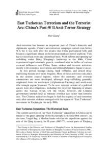 China and Eurasia Forum Quarterly, Volume 4, No[removed]p[removed] © Central Asia-Caucasus Institute & Silk Road Studies Program ISSN: [removed]