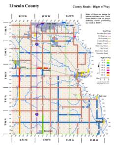 Lincoln County  County Roads - Right of Way 8