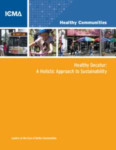 Healthy Communities  Healthy Decatur: A Holistic Approach to Sustainability  Acknowledgments