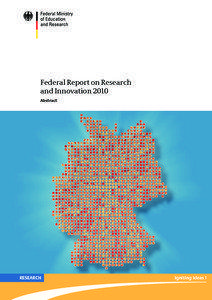 Federal Report on Research and Innovation 2010