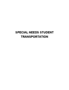 Special Needs Student Transportation