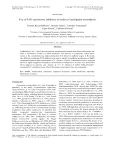 Physalacriaceae / Nuclear magnetic resonance / Biology / Cytochrome P450 / 1H / Nuclear magnetic resonance spectroscopy / Food and drink / Chemistry / Edible fungi / Enokitake