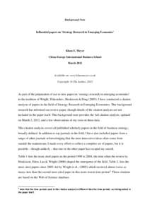 Year of birth missing / Political science / Mass media / Institutional theory / Journal of International Business Studies / Winning in Emerging Markets