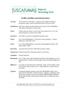 Tuscarawas Regional Technology Park Profile