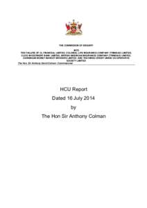 Central Bank of Trinidad and Tobago / Insurance / Port of Spain / Trinidad and Tobago / Cyril Duprey / CL Financial / Economy of Trinidad and Tobago / Caribbean