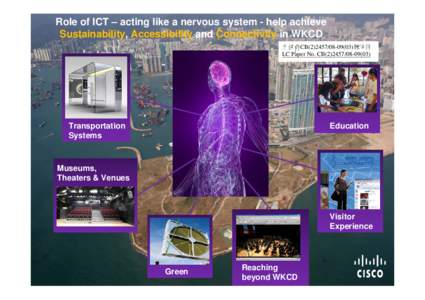 Role of ICT – acting like a nervous system - help achieve Sustainability, Accessibility and Connectivity in WKCD 立法會CB[removed])號文件 LC Paper No. CB[removed])  Transportation