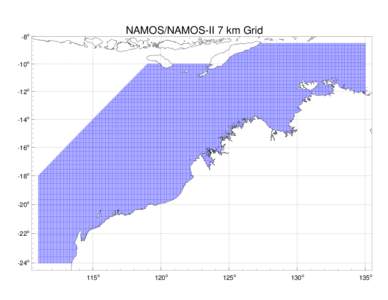 NAMOS/NAMOS-II 7 km Grid  -8o -10o
