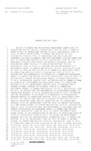 MISSISSIPPI LEGISLATURE  REGULAR SESSION 2010 By: