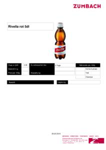 Rivella rot 5dl[removed]Preis in CHF: