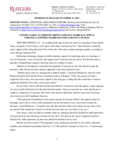 Same-sex marriage in Connecticut / Same-sex marriage / Same-sex marriage in the United States / United States / LGBT rights in California / Public opinion of same-sex marriage in the United States / Family law / LGBT in the United States / Recognition of same-sex unions in New Jersey