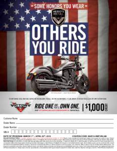 2015 Victory Gunner TM_ Suede Titanium Metallic  TO ANY BRAVE SOUL WHO HAS SERVED IN THE MILITARY, POLICE, OR FIRE DEPARTMENT, IT’S AN HONOR TO OFFER YOU $1,000 OFF ANY VICTORY BIKE. 1,000
