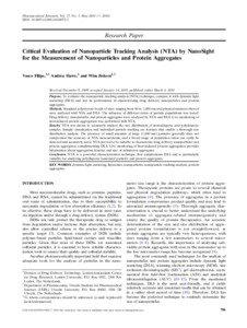 Pharmaceutical Research, Vol. 27, No. 5, May[removed]) DOI: [removed]s11095[removed]