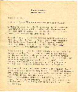 Letter from Eleanor Roosevelt to Grace Tully, ca. 1930