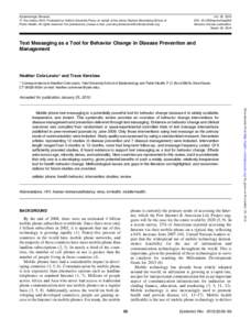 Epidemiologic Reviews ª The Author[removed]Published by Oxford University Press on behalf of the Johns Hopkins Bloomberg School of Public Health. All rights reserved. For permissions, please e-mail: journals.permissions@o