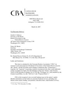 Consumer Bankers Association