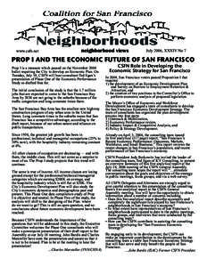 www.csfn.net  neighborhood views July 2006, XXXIV No 7