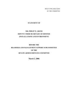 Under Secretary of Defense for Acquisition /  Technology and Logistics / Defense Readiness Reporting System / United States / Defense Logistics Agency / Military acquisition / Base Realignment and Closure / Military