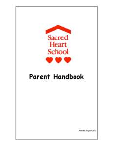 Parent Handbook[removed]Parent Handbook  Printed: August 2013