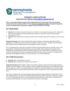 Fluid mechanics / Air pollution / 88th United States Congress / Clean Air Act / Climate change in the United States / Fugitive emissions / Natural gas / Gas leak detection / Gas leak / Compressors / Mechanical engineering / Technology