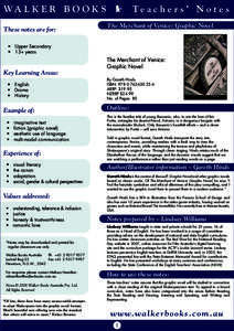 The Merchant of Venice / Graphics / Literature / Visual arts / Arts / Graphic design / Graphic novel / Novel