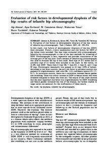The Turkish Journal of Pediatrics 2007; 49: [removed]Original