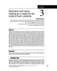 CHAPTER  3 Musicians and music making as a model for the