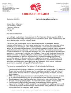 POLITICAL OFFICE: Fort William First Nation R.R. #4 Suite 101, 90 Anemki Drive Fort William First Nation Office Complex Thunder Bay, Ontario P7J 1A5