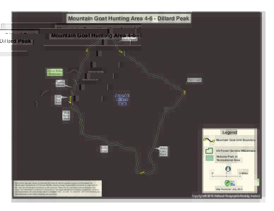 Mountain Goat Hunting Area[removed]Dillard Peak  Park Glacier ! (