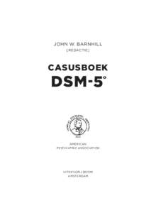 JOHN W. BARNHILL [REDACTIE] CASUSBOEK  AMERICAN
