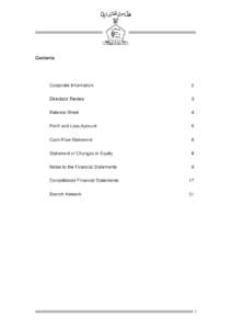 Financial statements / Cash flow / Generally Accepted Accounting Principles / Balance sheet / Cash flow statement / Income statement / Bank AL Habib / International Financial Reporting Standards / Operating cash flow / Finance / Accountancy / Business