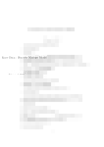 Computational statistics / Knee / R / BIC / Mixture model / Statistics / Probability and statistics / Statistical models