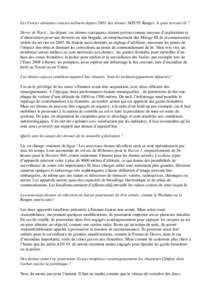 Les Forces aériennes suisses utilisent depuis 2001 des drones ADS 95 Ranger. A quoi servent-ils ? Hervé de Weck : Au départ, ces drones «tactiques» étaient prévus comme moyens d’exploration et d’observation po